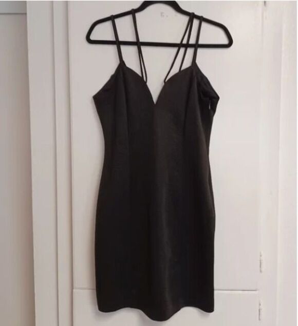 Guess Dresses & Skirts - GUESS Los Angeles Little Black Dress cocktail double strap sz. 10